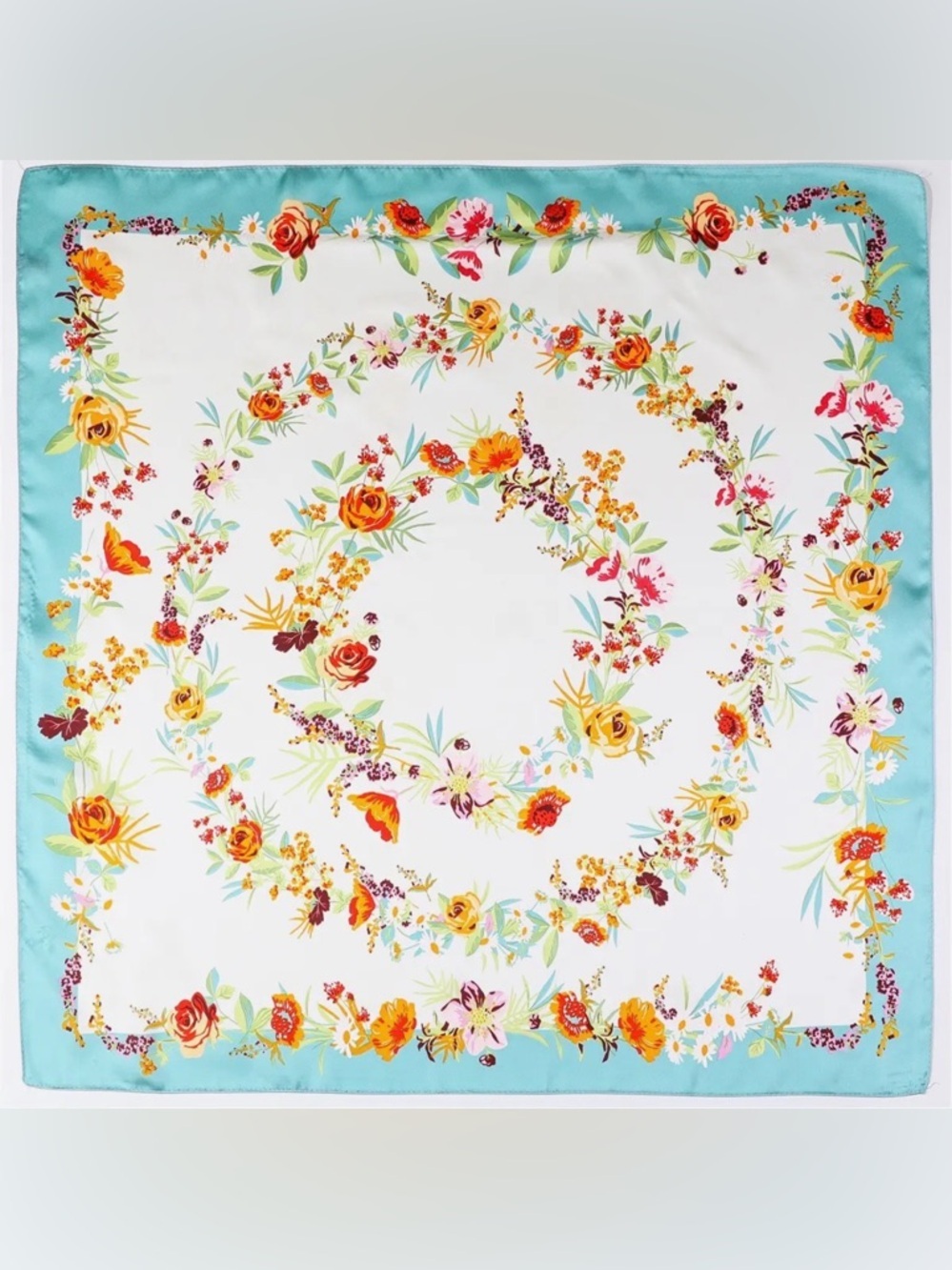 Spring Meadow Floral Scarf